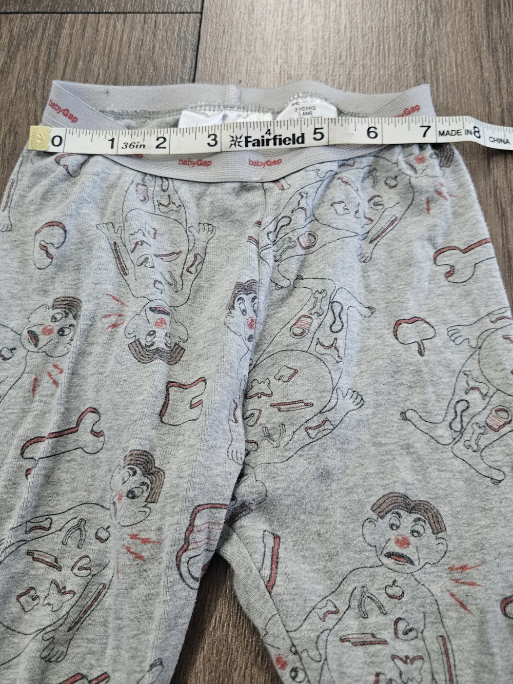 Baby Gap Hasbro Operation Graphic Print Pajama Pants Size 3T